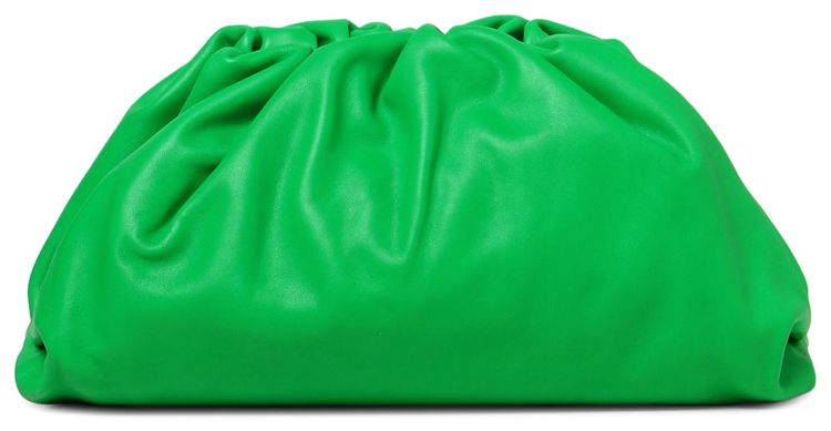 Bottega Veneta The Pouch Large Clutch ParakeetSilver