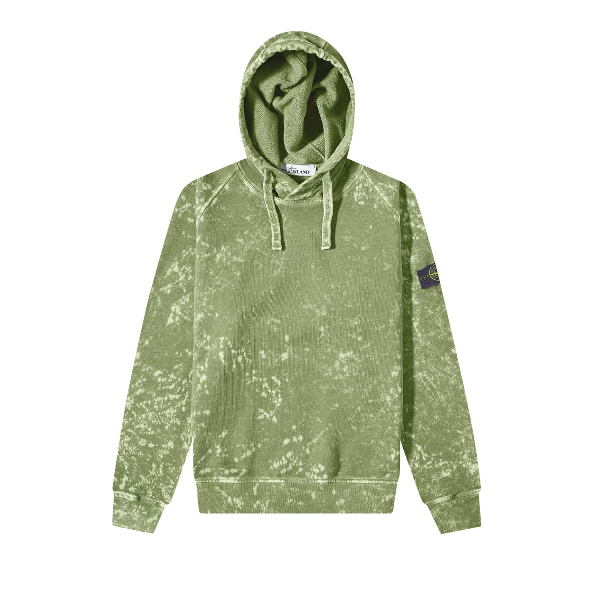 Supreme stone island online hooded sweatshirt olive