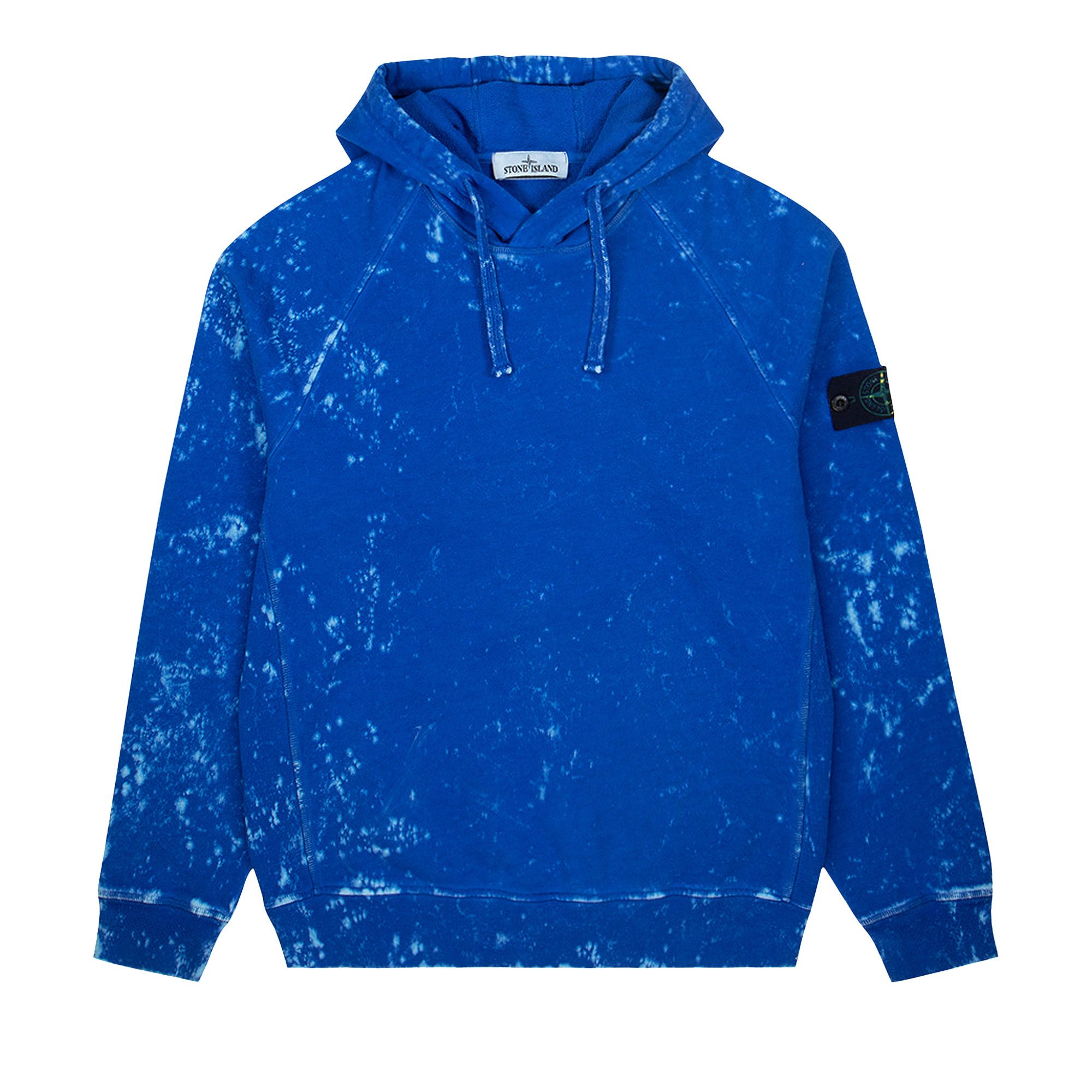 Buy Stone Island Hooded Sweatshirt 'Bright Blue' - 761561338 V0022