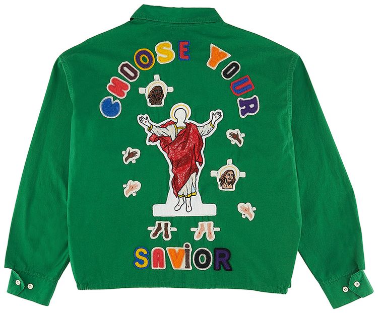 SAINT Mxxxxxx x Denim Tears Swing Jacket Green