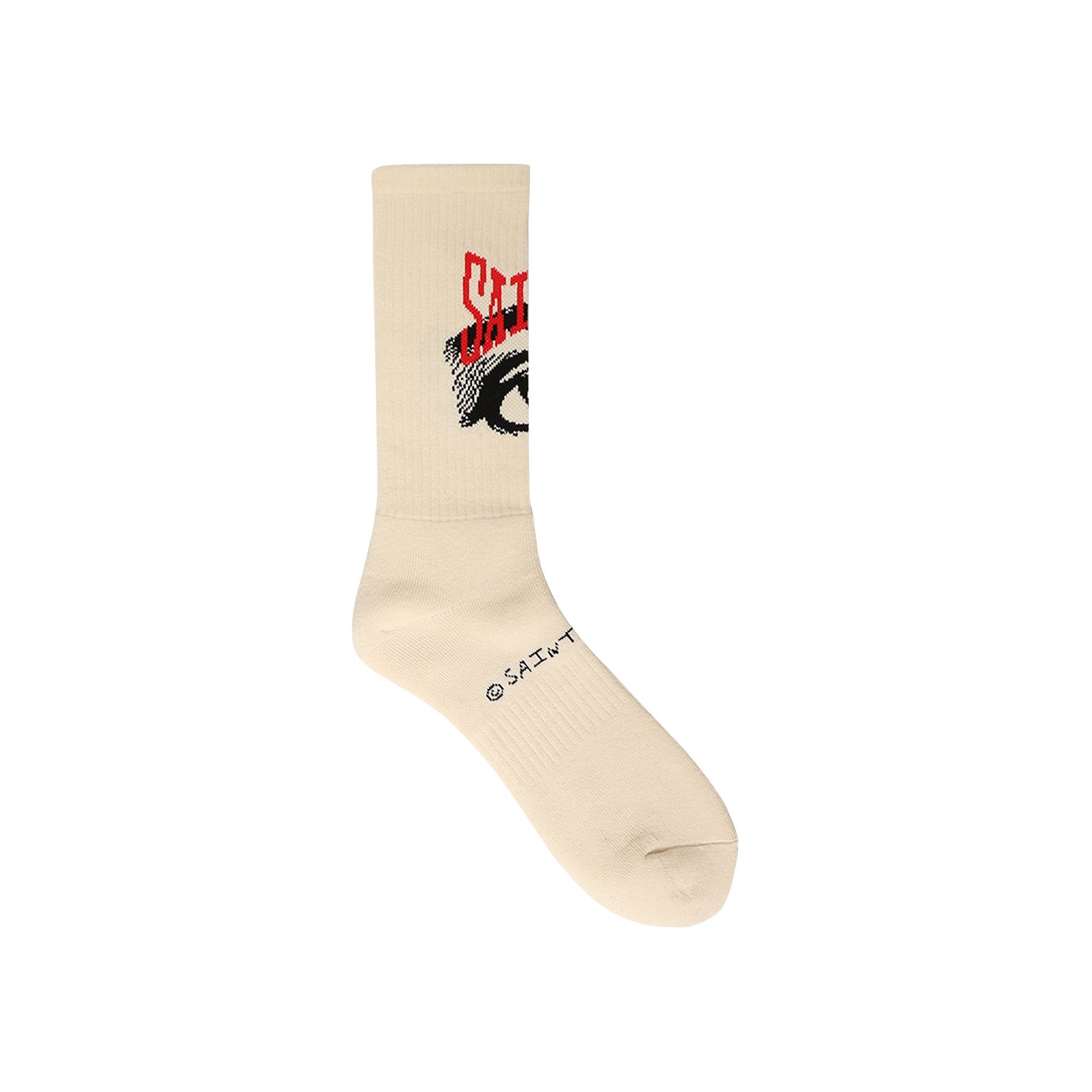 レッグウェア SAINT MICHAEL CP_SOCKS / LMA / ECRU セントマイケル SAINT Mxxxxxx SAINT PROTECT Socks （Ecru