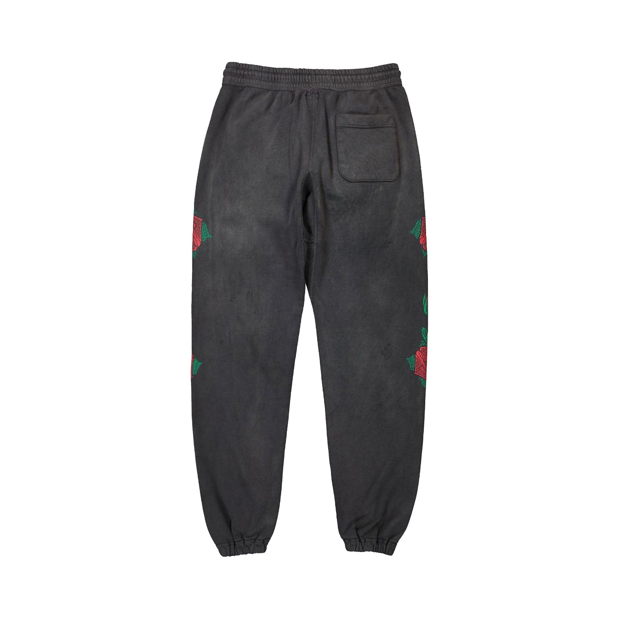 Buy Saint Michael x Vlone Sweatpant 'Black' - SM S22 0000 072 BLAC | GOAT