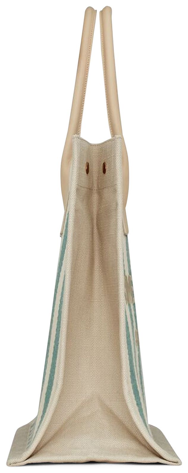 Saint Laurent Rive Gauche Tote Bag Water Green