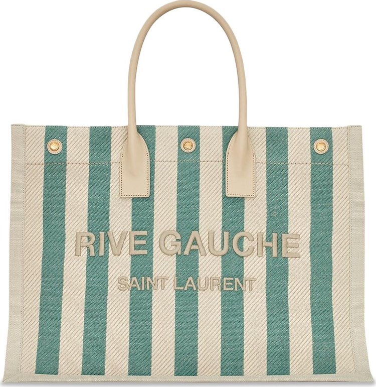 Saint Laurent Rive Gauche Tote Bag 'Water Green'