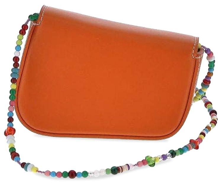 Palm Angels Beads Crash Bag Mini OrangeWhite