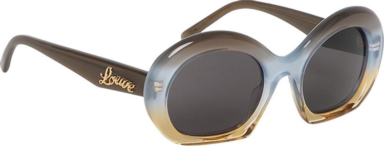 Loewe Gradient Oval Sunglasses Multicolor