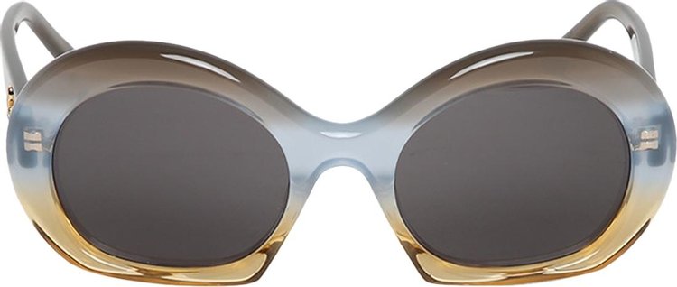 Loewe Gradient Oval Sunglasses 'Multicolor'