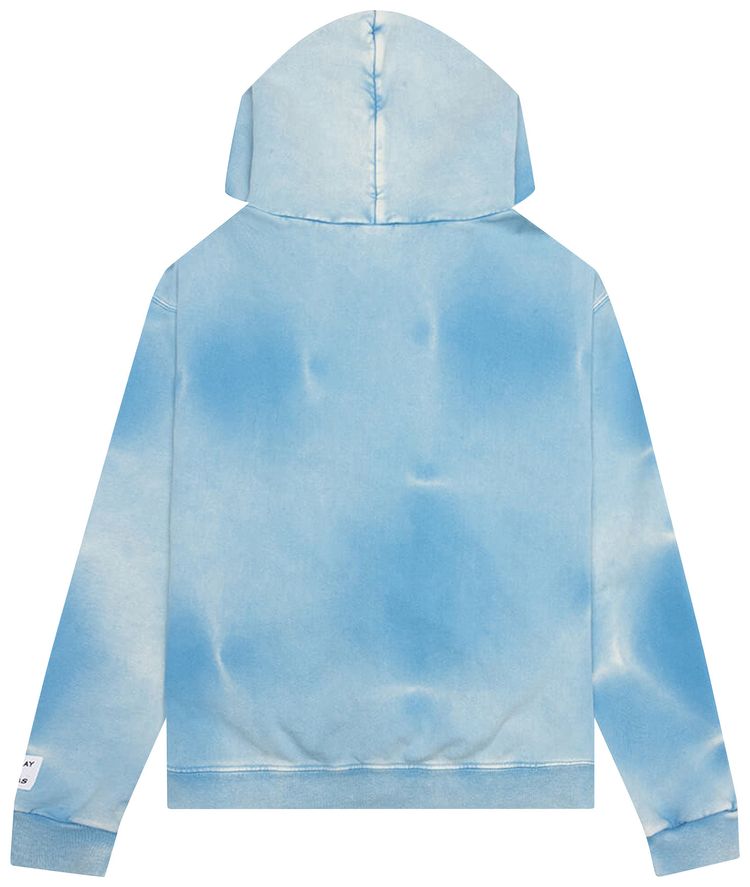 Gallery Dept Zip Up Hoodie Light Blue