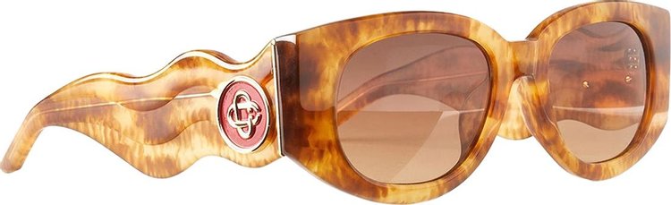 Casablanca Memphis Sunglasses GoldBrown