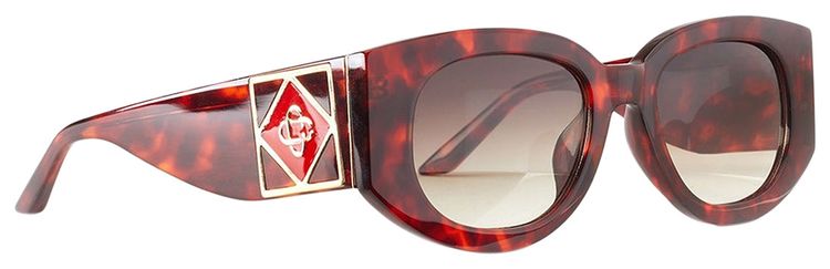 Casablanca Gabrielle Sunglasses GoldBrown