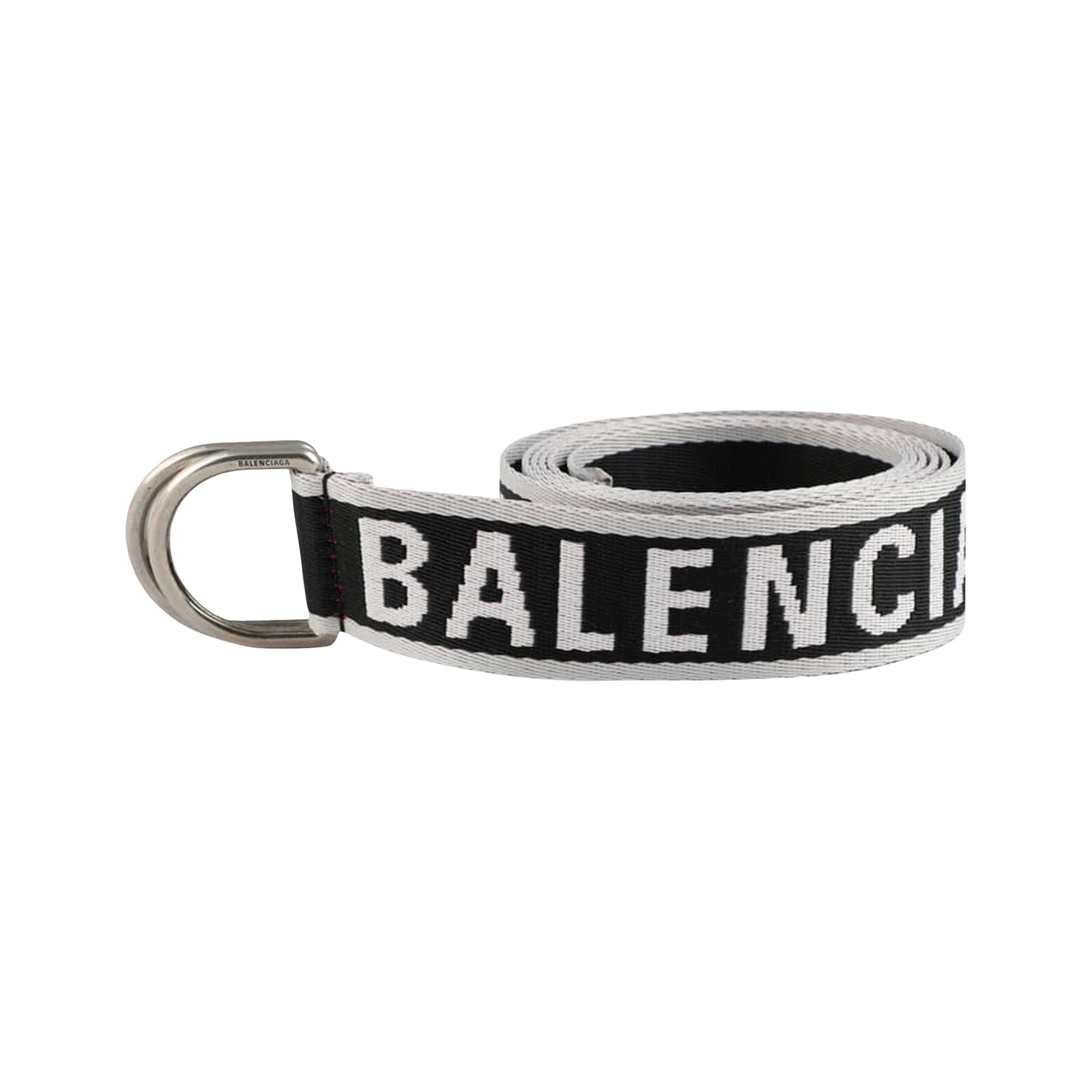 Balenciaga D Ring Belt 35 'Black/Grey/Red' | GOAT
