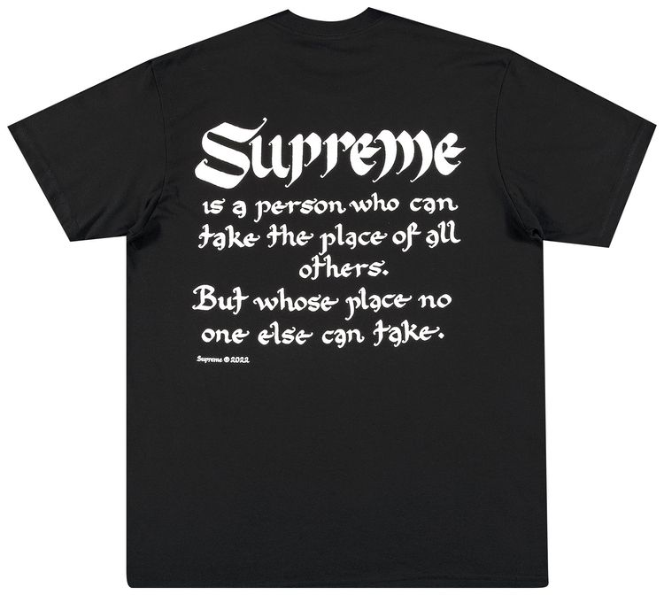 Supreme Person Tee Black