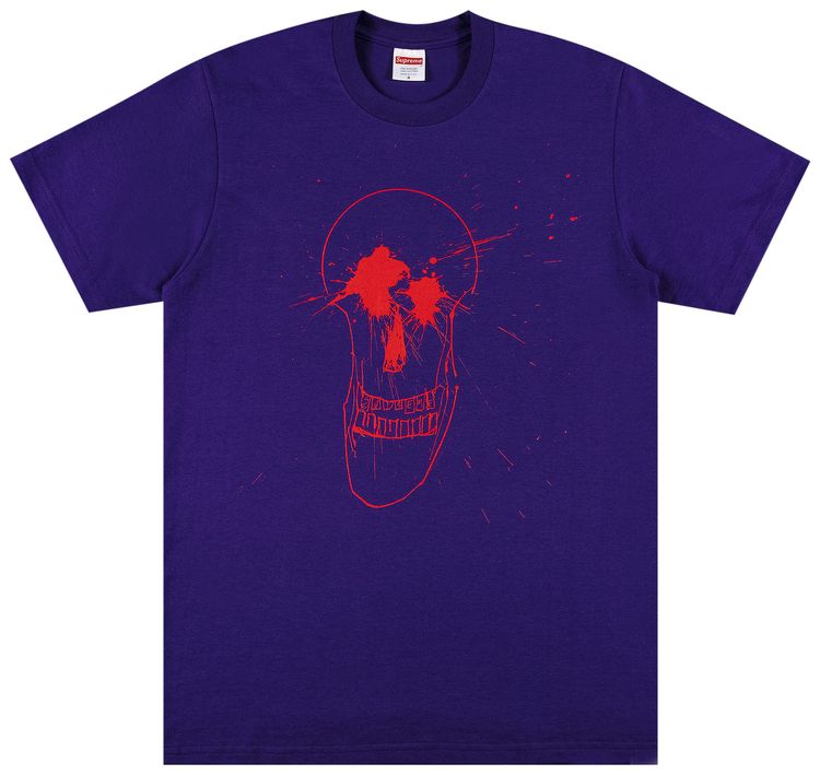 Supreme Ralph Steadman Skull Tee Purple