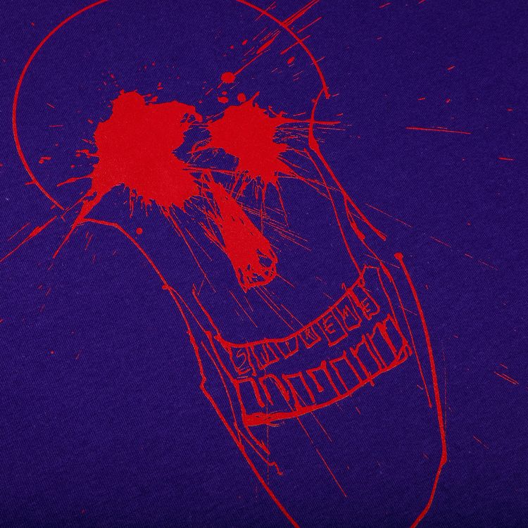 Supreme Ralph Steadman Skull Tee Purple