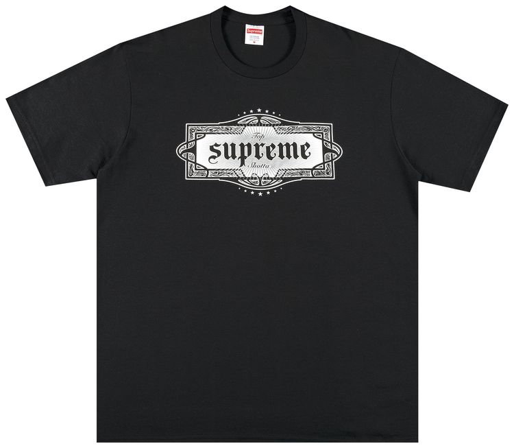 Supreme Top Shotta Tee Black