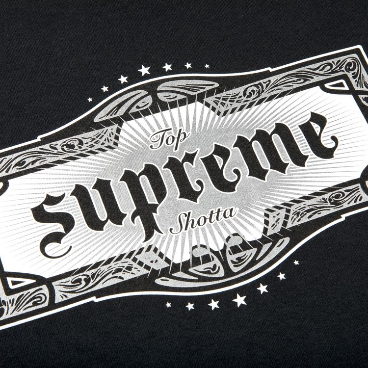 Supreme Top Shotta Tee Black
