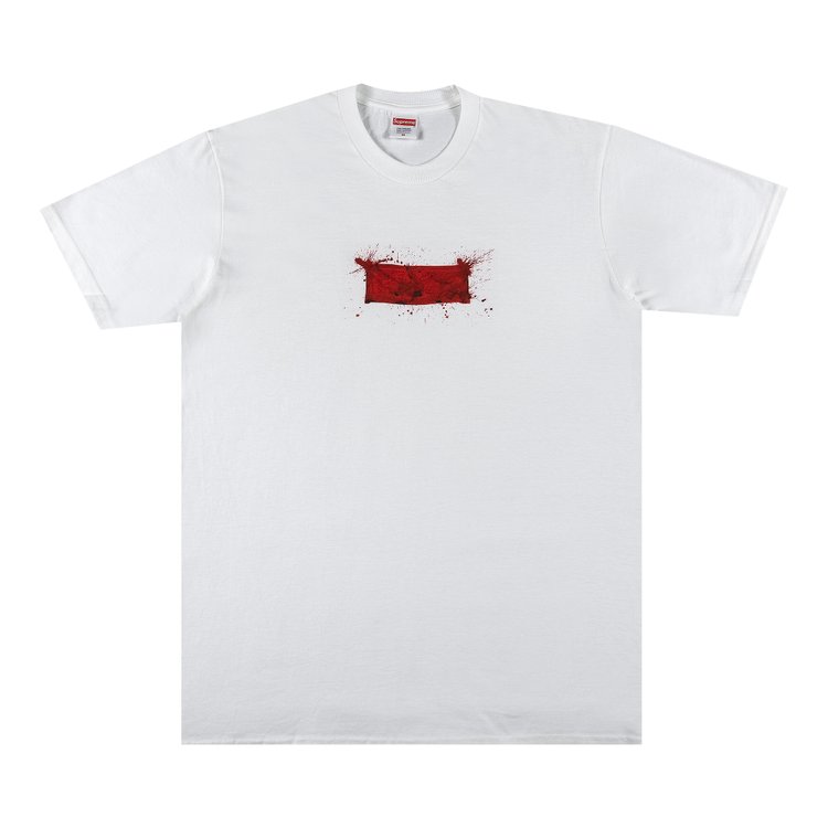 Supreme Ralph Steadman Box Logo Tee White