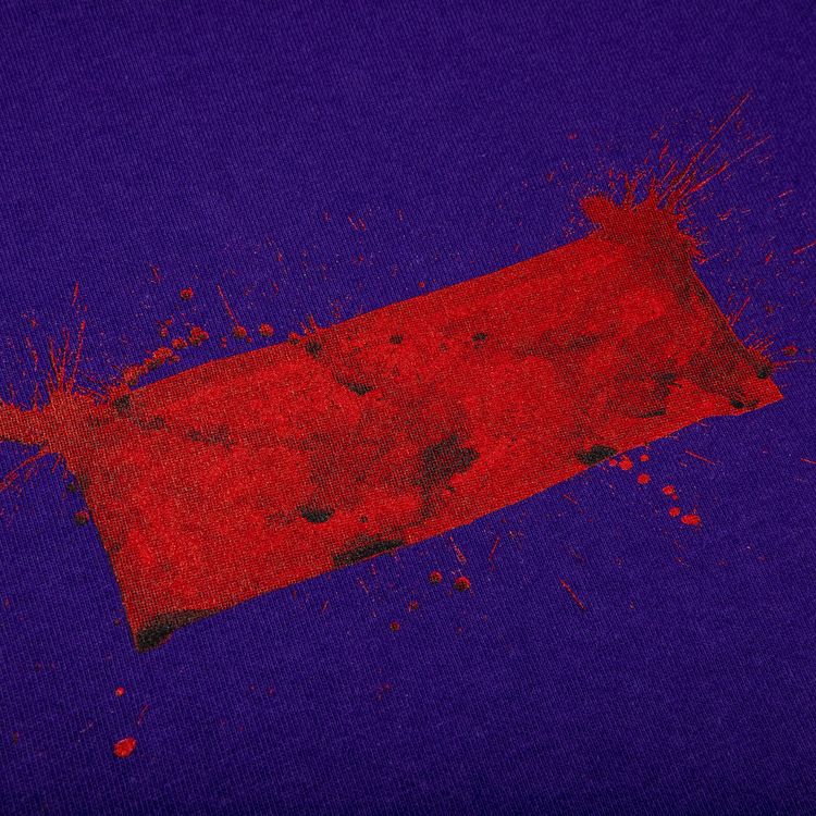 Supreme Ralph Steadman Box Logo Tee Purple