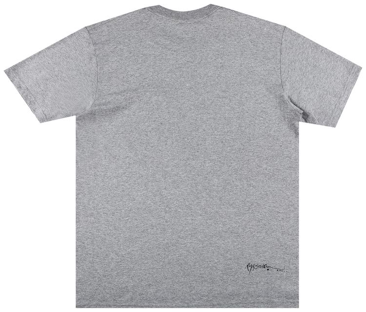 Supreme Ralph Steadman Box Logo Tee Heather Grey