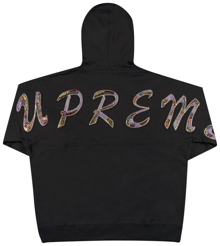 Buy Supreme Beaded Hooded Sweatshirt 