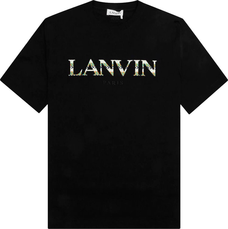 Lanvin Curb Regular T-Shirt 'Black'