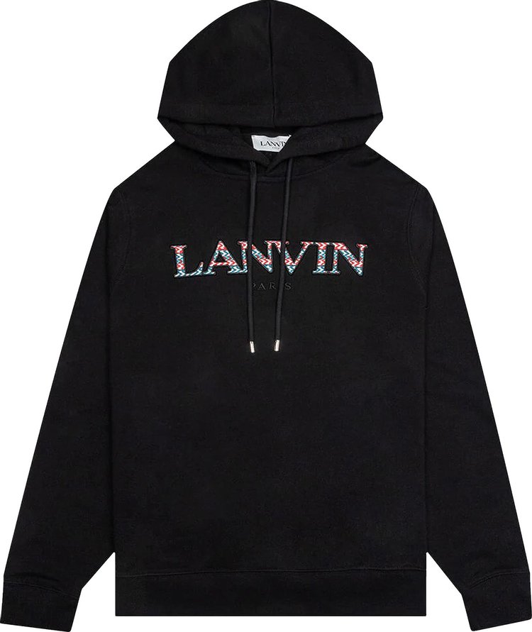 Lanvin Embroidered Hoodie 'Black'