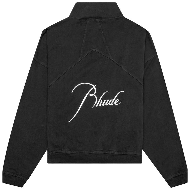 Rhude Quarter Zip Vintage Black