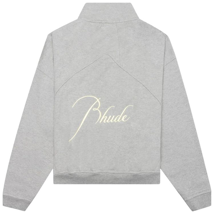 Rhude Quarter Zip Heather Grey