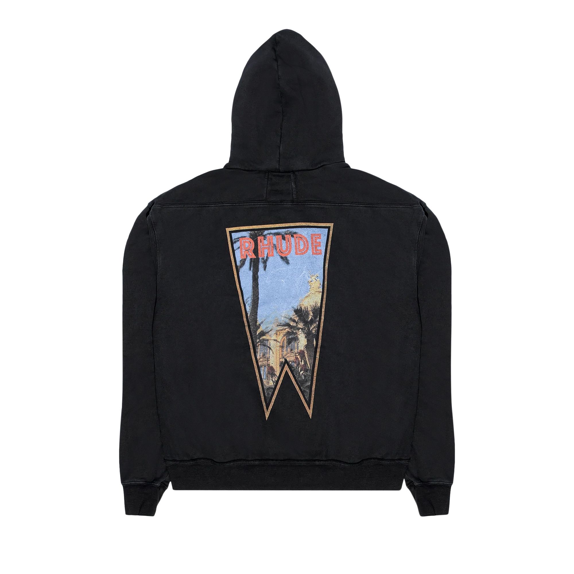 Buy Rhude Stamp Hoodie 'Vintage Black' - SS22HO06012610 | GOAT