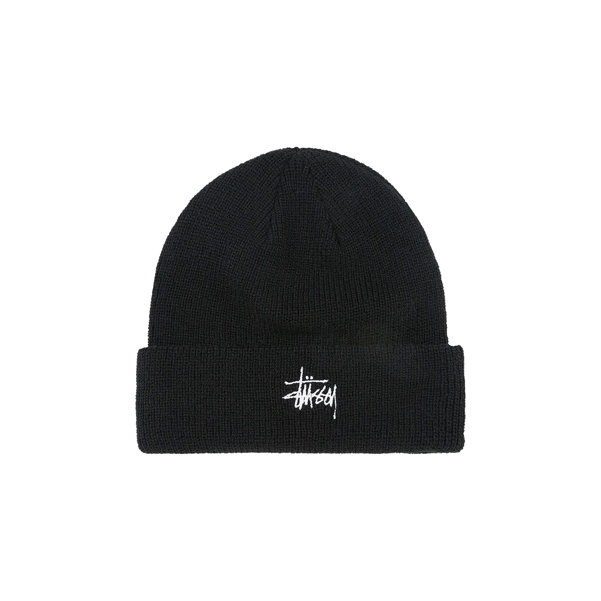 Buy Stussy Basic Cuff Beanie 'Black' - 1321149 BLAC | GOAT