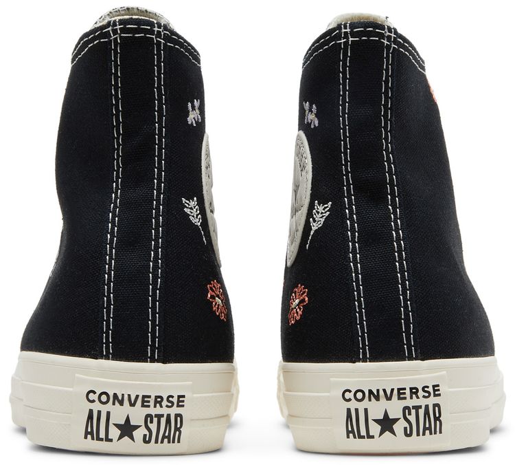 Converse Wmns Chuck Taylor All Star High Embroidered Floral Black