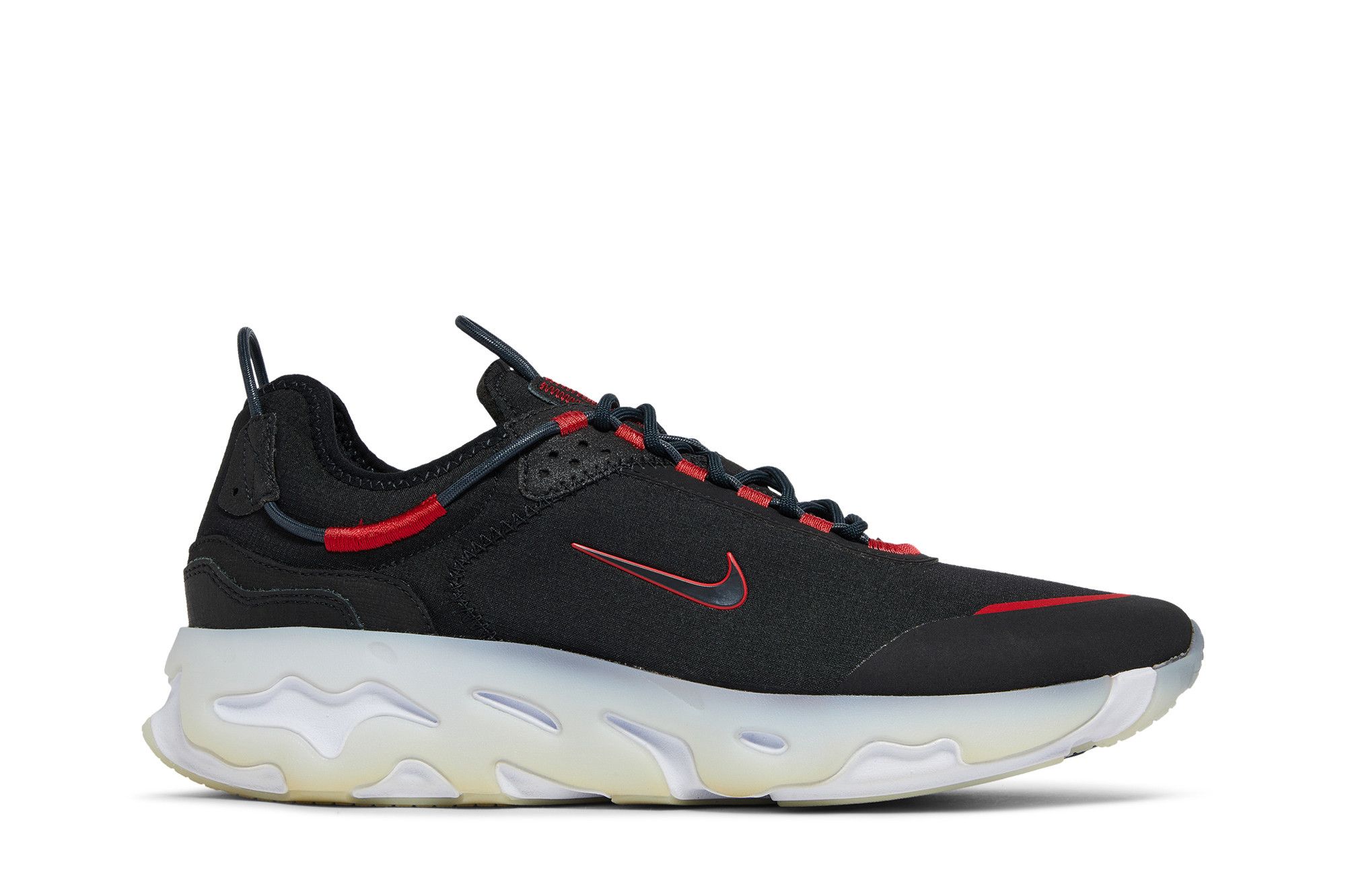Black and red nike react sales