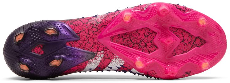 Adidas Predator Freak1 Low FG Demonskin   Black Shock Pink