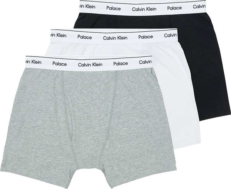 Buy Palace x Calvin Klein Boxer Briefs 3Pk 'Classic White/Light Grey ...
