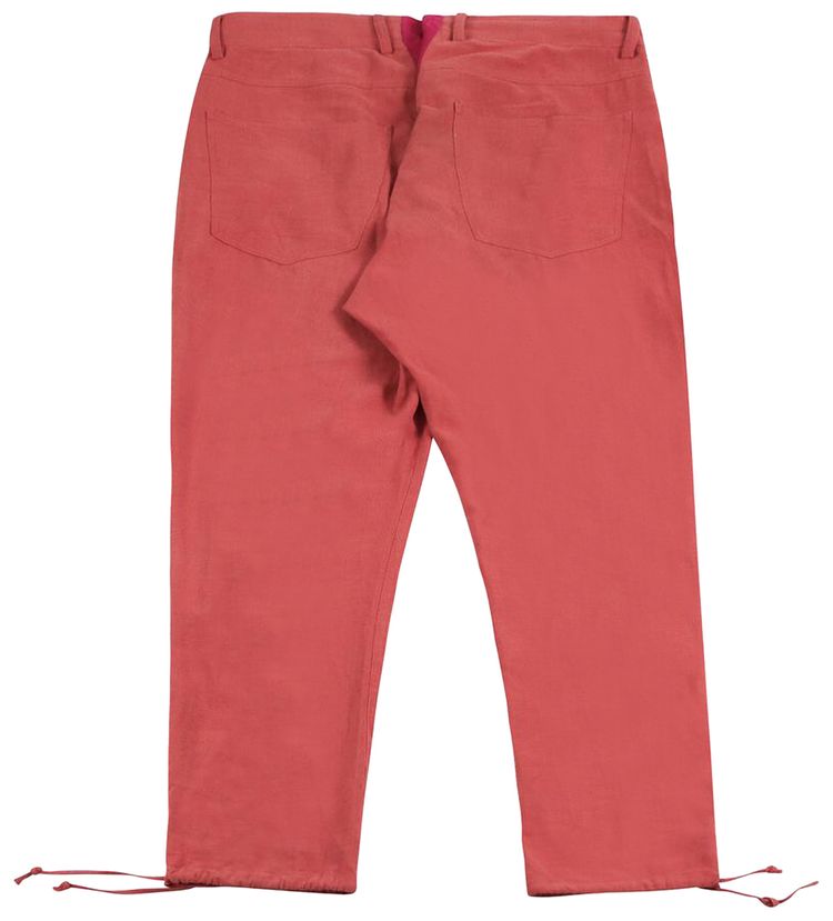 KidSuper Nude Woman Trouser Red