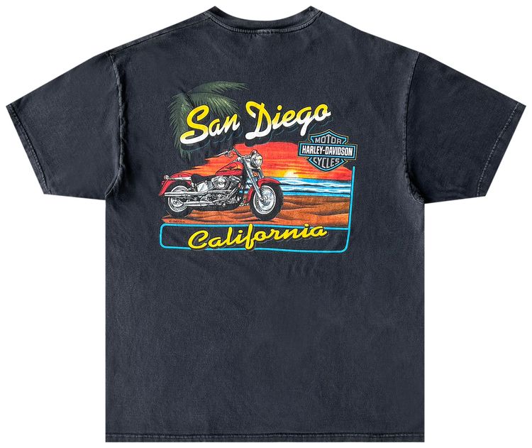 Pre Owned 1998 Harley Davidson San Diego Tee Black