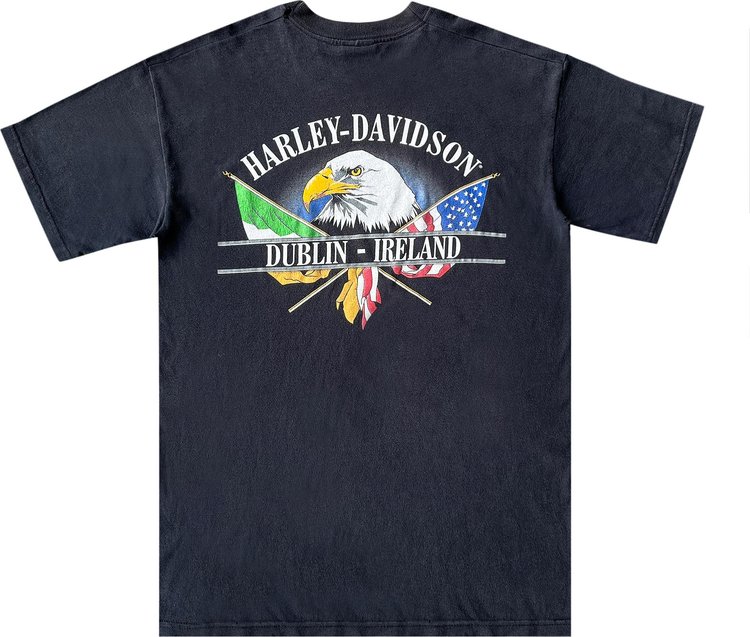 Pre Owned 1990s Harley Davidson Dublin Tee Black