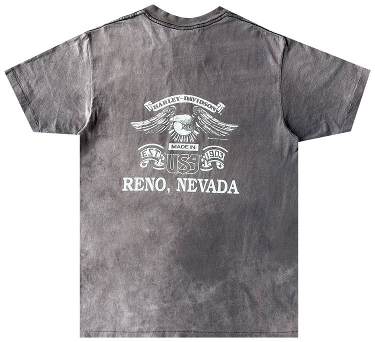 Pre Owned 1990 Harley Davidson Older Is Better Tee Grey