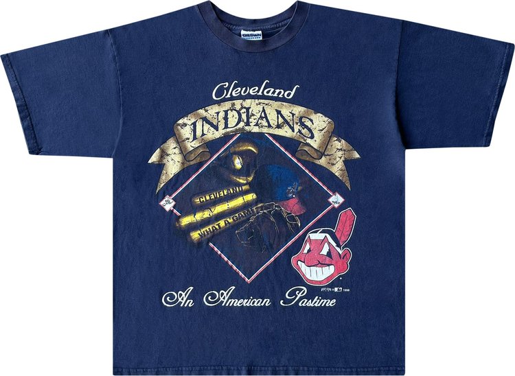 Sports Pre-Owned 1998 Cleveland Indians Tee 'Navy'