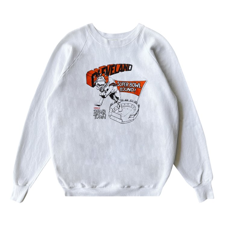 Pre-Owned 1990's Cleveland Browns Sweatshirt 'White'
