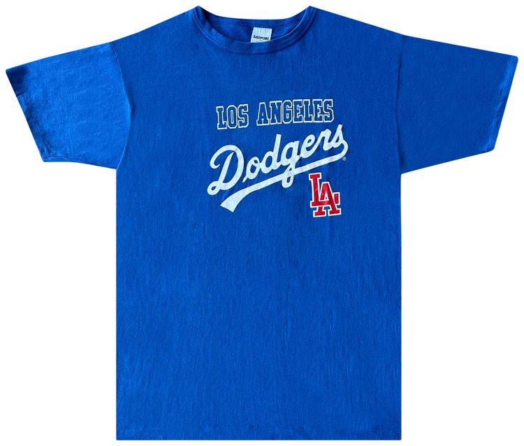 Pre Owned 1980s Los Angeles Dodgers Tee Blue