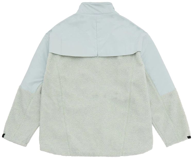 A Cold Wall Bias Fleece Jacket Ice Grey