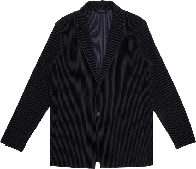 Buy Homme Plissé Issey Miyake Pleated Blazer 'Black' - HP08JD201 BLAC ...
