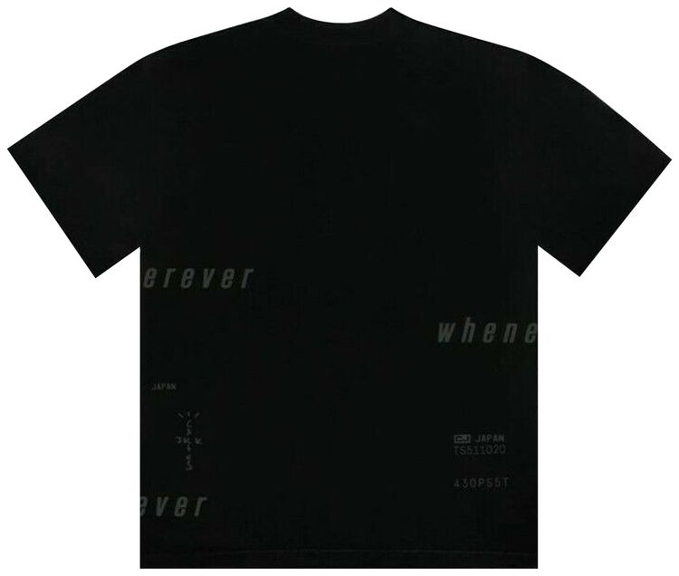 Cactus Jack by Travis Scott Digital Eye T Shirt II Black