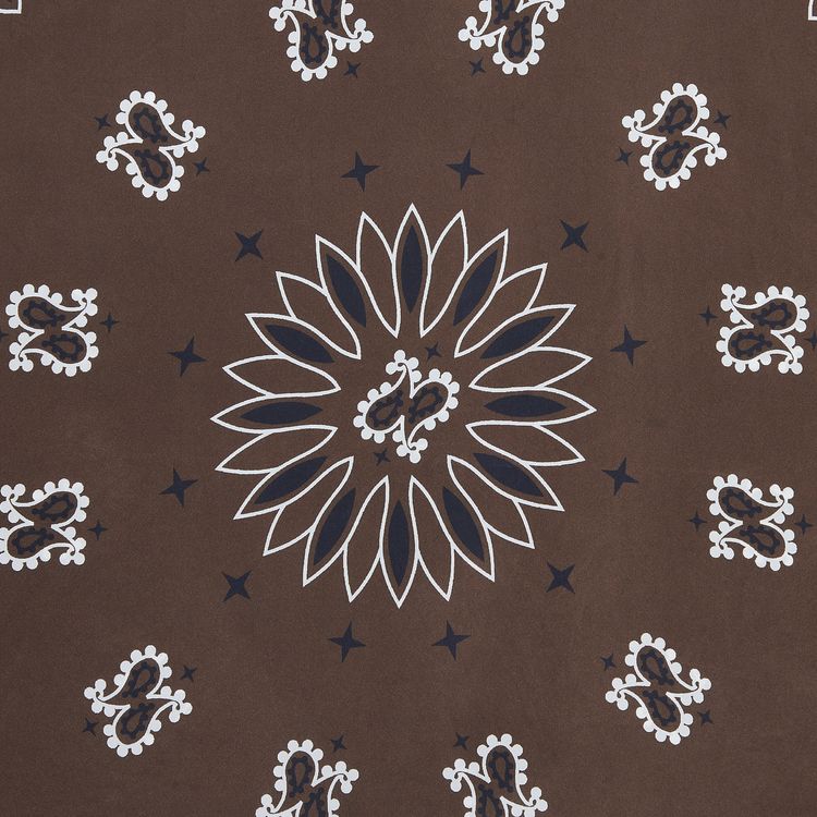 Supreme Bandana Silk Short Sleeve Shirt Brown