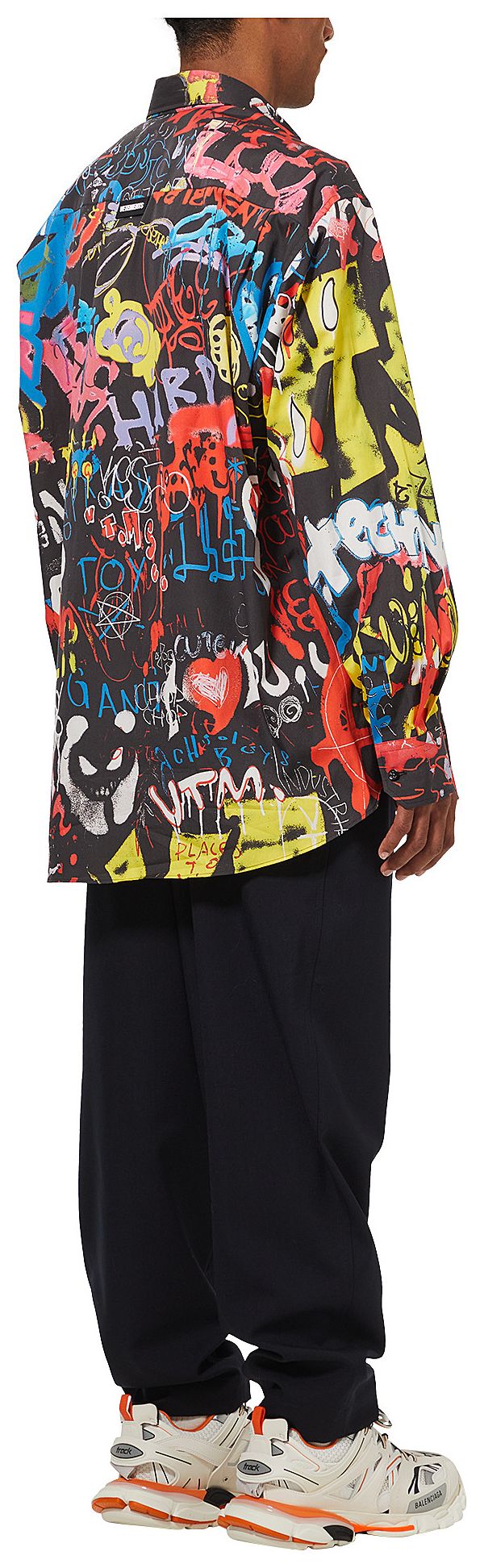 Vetements Graffiti Shirt Black