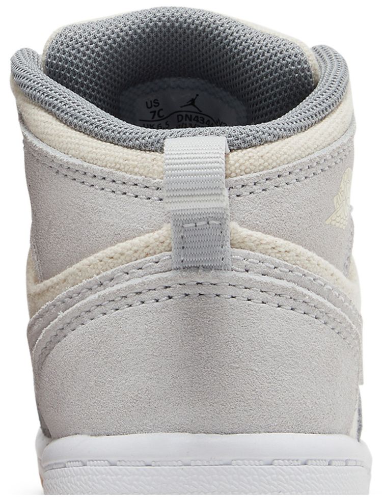 Air Jordan 1 Mid SE TD Coconut Milk Particle Grey