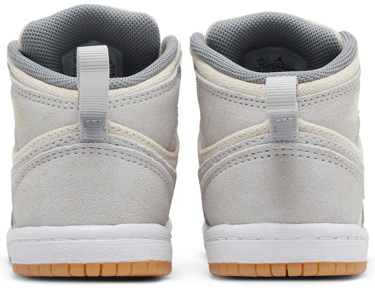 Air Jordan 1 Mid SE TD Coconut Milk Particle Grey