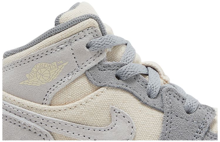 Air Jordan 1 Mid SE TD Coconut Milk Particle Grey