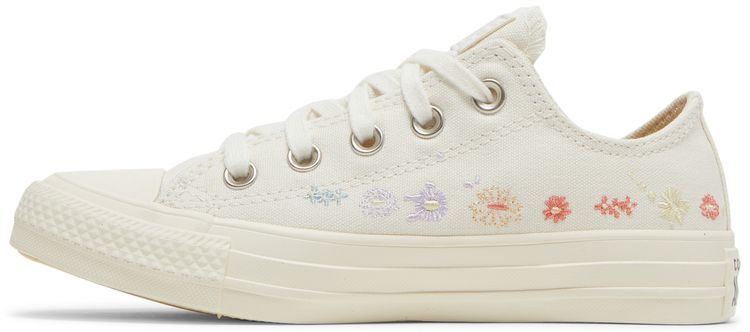 Converse Wmns Chuck Taylor All Star Low Embroidered Floral Egret